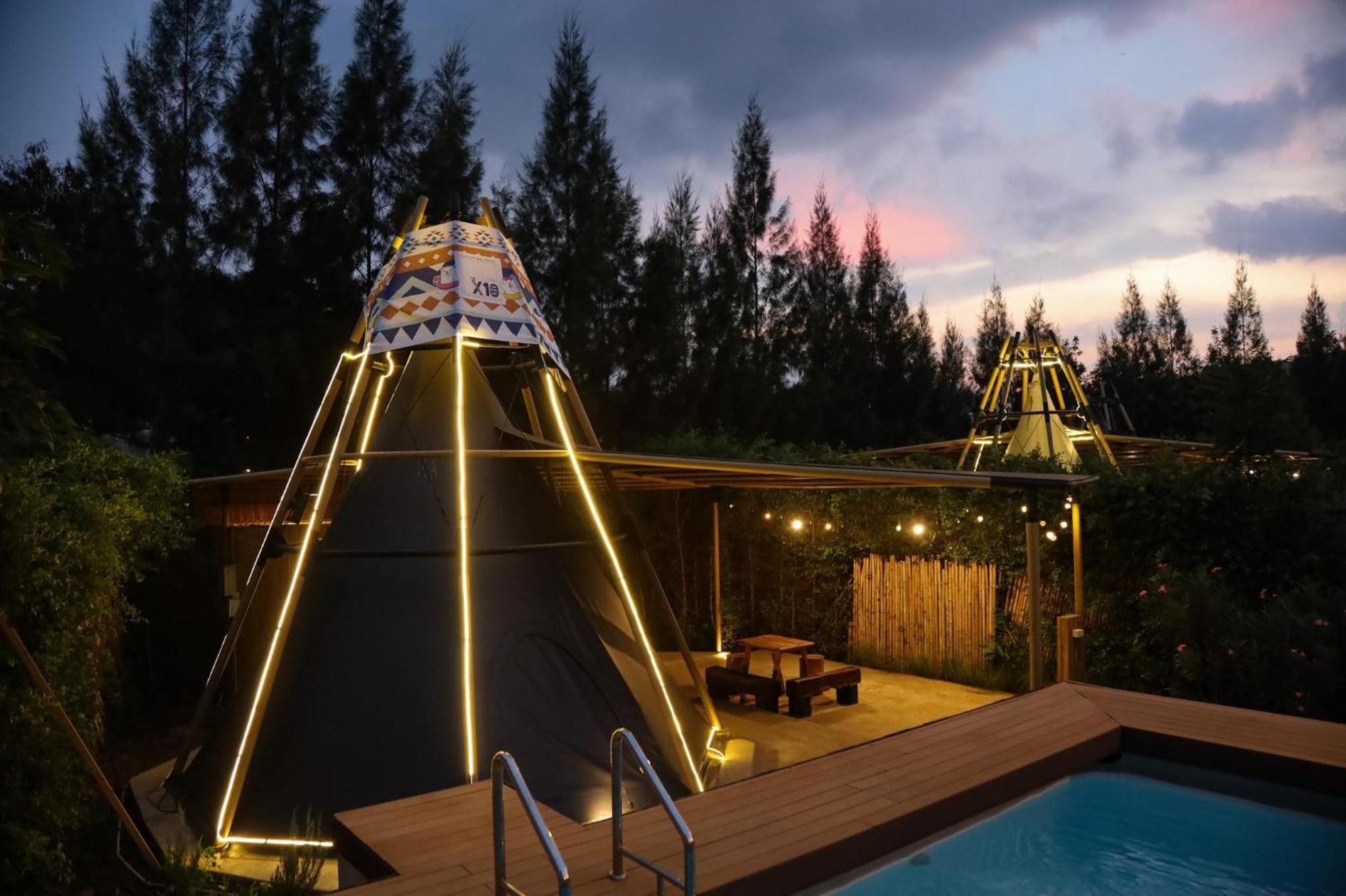The X10 Nordic Tent And Glamping Pool Villa Khaoyai เขาใหญ่ - Sha Certified Ban Thung Sawang Extérieur photo